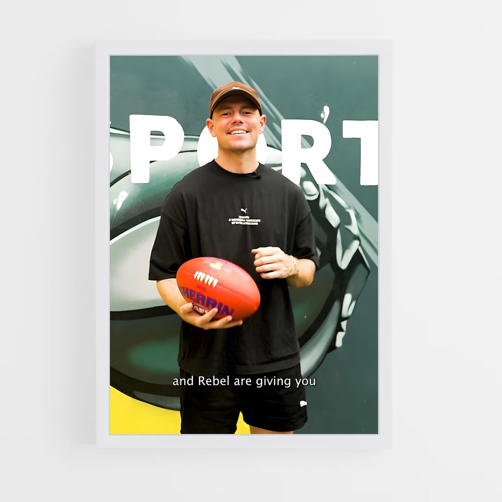 Poster Le Gardien de la Finale – affiche Football australien (vue 3)